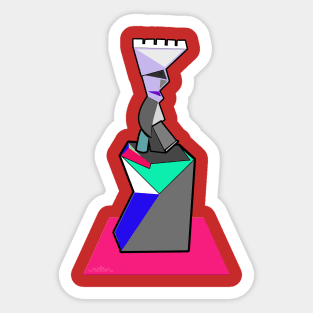 Cartoon Monument Sticker